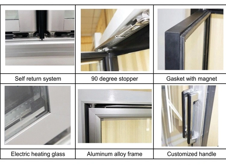 Cold Room Glass Door for Drink Food